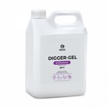 GRASS DIGGER-GEL PROFESSIONAL, средство для прочистки канализационных труб, канистра 5.3 кг