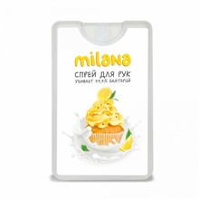 GRASS MILANA, антисептическое средство для рук, лимонный десерт, спрей 20 мл
