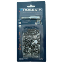 ROSSVIK РКД-10-90, ремонтный комплект дошиповки, 90 шипов 10 мм + специальная насадка