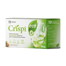 GRASS CRISPI, экологичные таблетки для посудомоечных машин, упаковка 30 шт